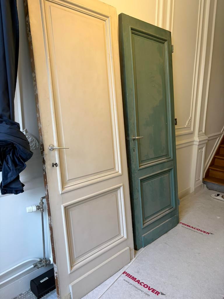 Klassieke houten binnendeuren, Bricolage & Construction, Fenêtres & Moustiquaires, Utilisé, Porte intérieure, 215 cm ou plus, Moins de 80 cm