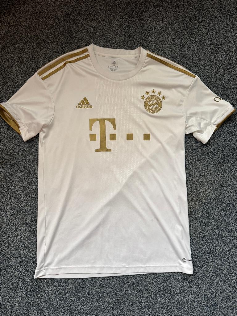 Bayern München 2022/23 uitshirt #10 Sané, Sport en Fitness, Voetbal, Maat M, Ophalen of Verzenden, Zo goed als nieuw, Shirt