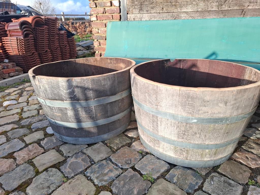 Un demi-tonneau à vin OAK de 300 litres ! 50 cm x 77 cm ! Bo, Enlèvement