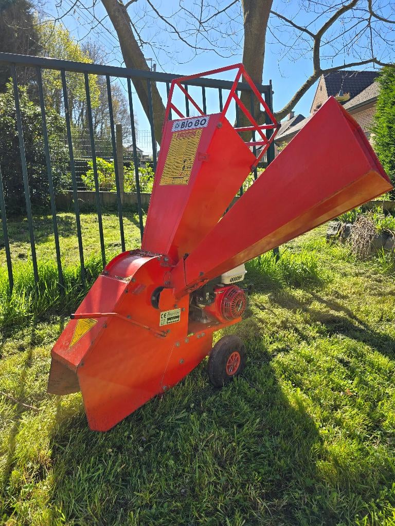 Broyeur pro Caravaggi BIO 80 moteur Honda GX 200, Tuin en Terras, Hakselaars, Ophalen of Verzenden, Gebruikt, Benzine, Caravaggi