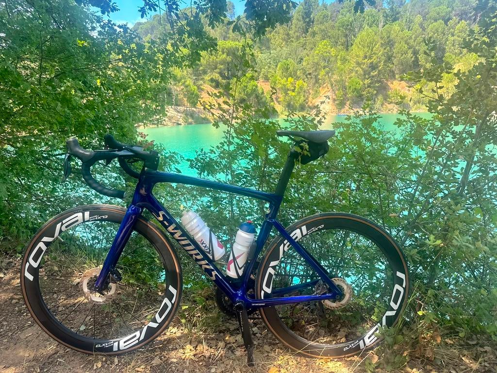 S-Works Tarmac SL7 (2021) – Blue / Chrome Maat: 56, Fietsen en Brommers, Ophalen, Zo goed als nieuw