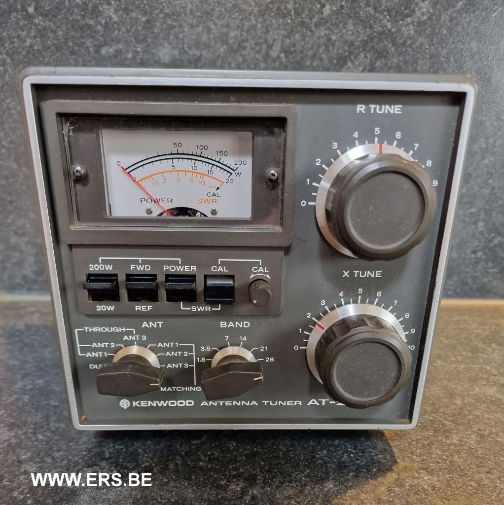 Kenwood AT200 AntenneTuner SWR/Watt meter, Enlèvement ou Envoi, Comme neuf, Émetteur et Récepteur