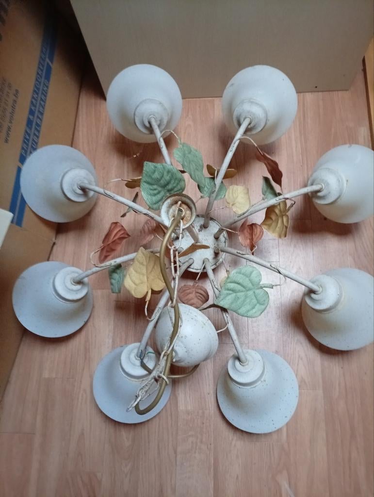 Grote luster, Ophalen, Gebruikt