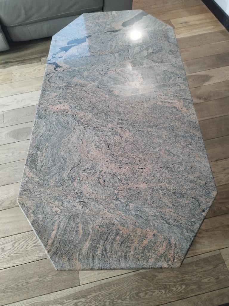Table de salon en granit ( pierre naturelle )neuve!, Maison & Meubles, Neuf, 100 à 150 cm, Enlèvement, 50 à 100 cm