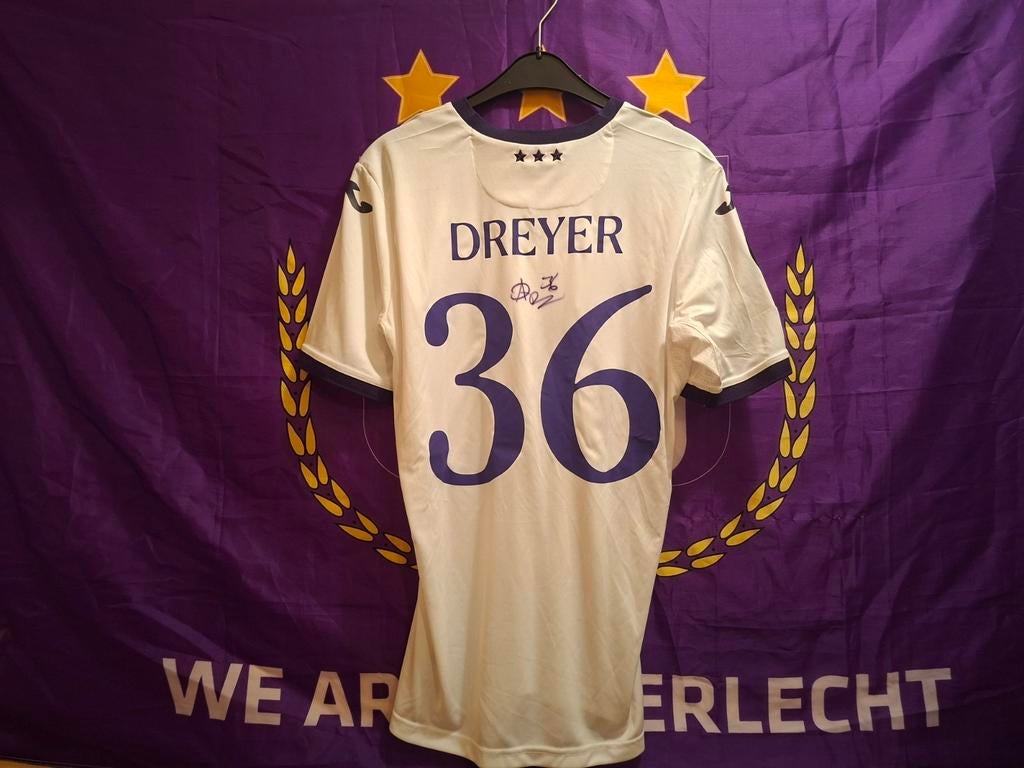 Matchworn Anderlecht dreyer, Collections, Articles de Sport & Football, Enlèvement ou Envoi