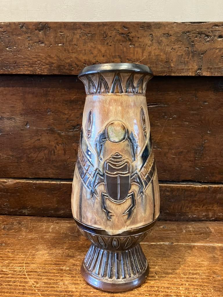 Vase Jules Guerin Grès de Bouffioulx, Antiquités & Art, Enlèvement ou Envoi