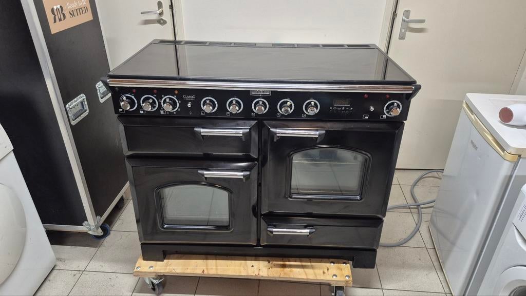 Falcon Classic 110 zwart inductie, Elektronische apparatuur, Fornuizen, Elektrisch, Grill, Ophalen of Verzenden