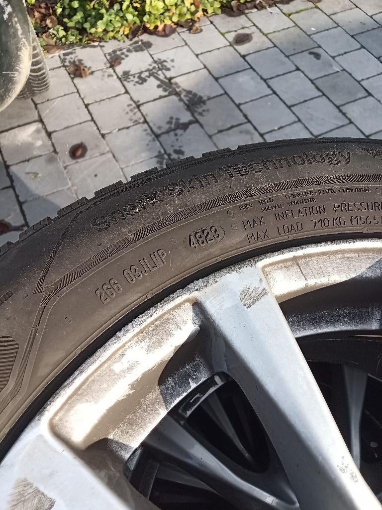 4 roues jantes alu  pneus 205 60 16 (pour bmw entre autres), Pneus hiver, 16 pouces, Véhicule de tourisme, 205 mm