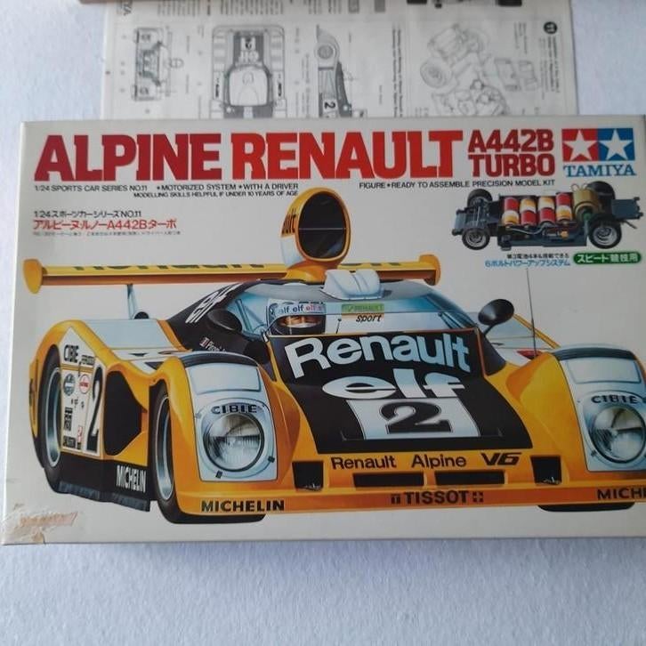 Kit TAMIYA VINTAGE : ALPINE RENAULT AA442B TURBO*NEUF*1/24, Hobby & Loisirs créatifs, Neuf, Voiture, Plus grand que 1:32, Enlèvement