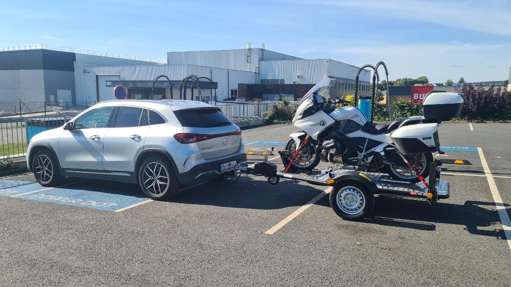 remorque de moto abaissable - remorque de moto, Motos, Motos Autre, Enlèvement