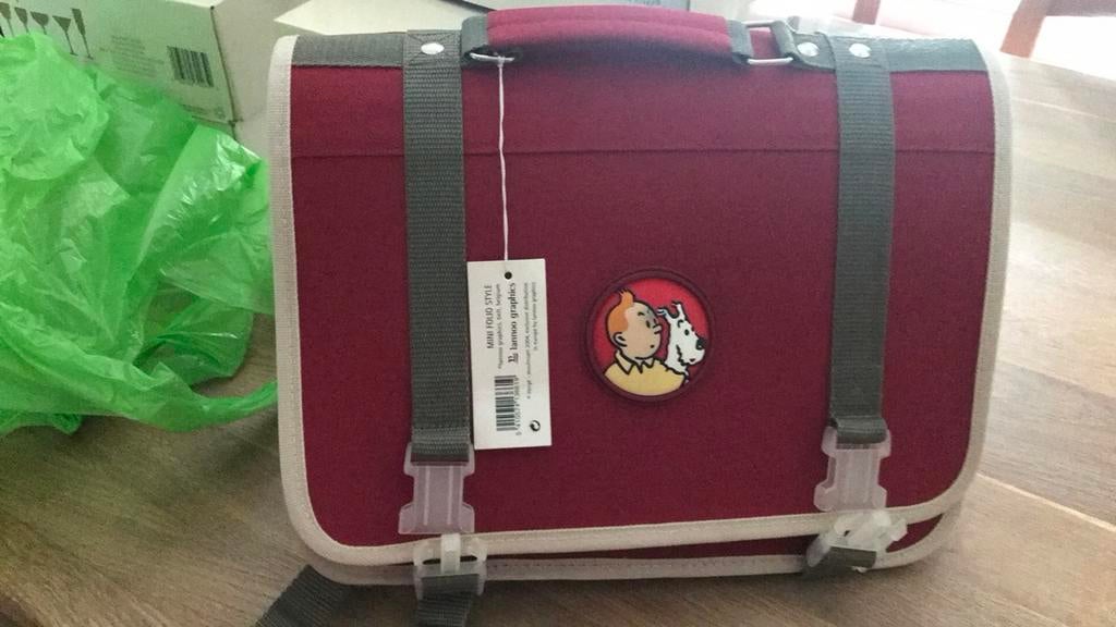 Cartable enfant tintin Milou neuf Hergé, Comme neuf