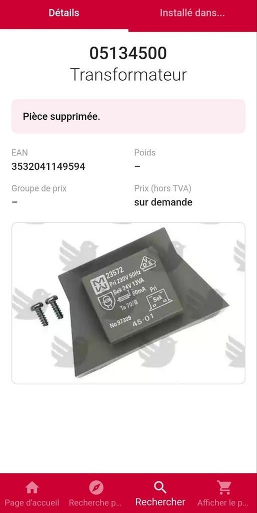 Transformateur Bulex 05134500, Enlèvement ou Envoi