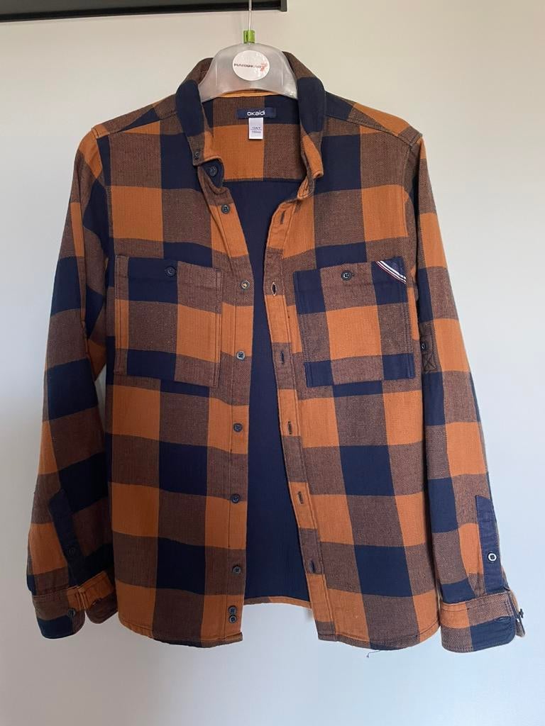 Mooi houthakkershemd Okaïdi maat 152 (nieuw!), Okaidi, Overhemd of Blouse, Nieuw, Ophalen of Verzenden