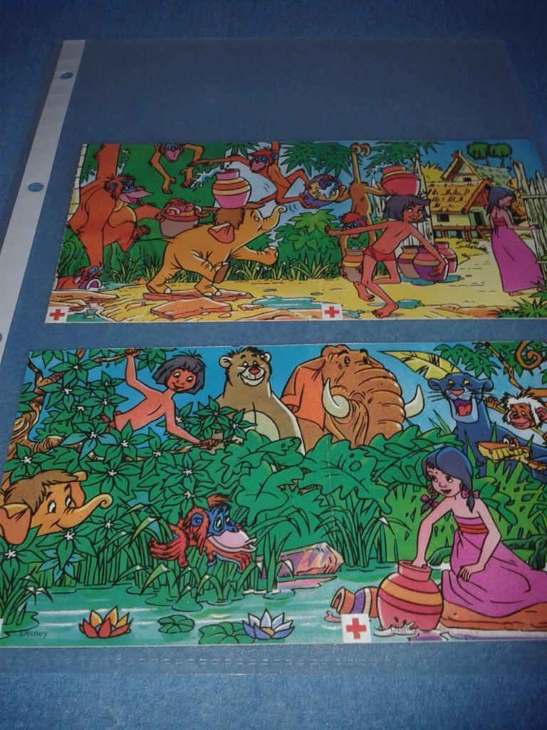 stickers junglebook     ( rode kruis ), Verzamelen, Ophalen of Verzenden, Zo goed als nieuw, Strip of Tekenfilm