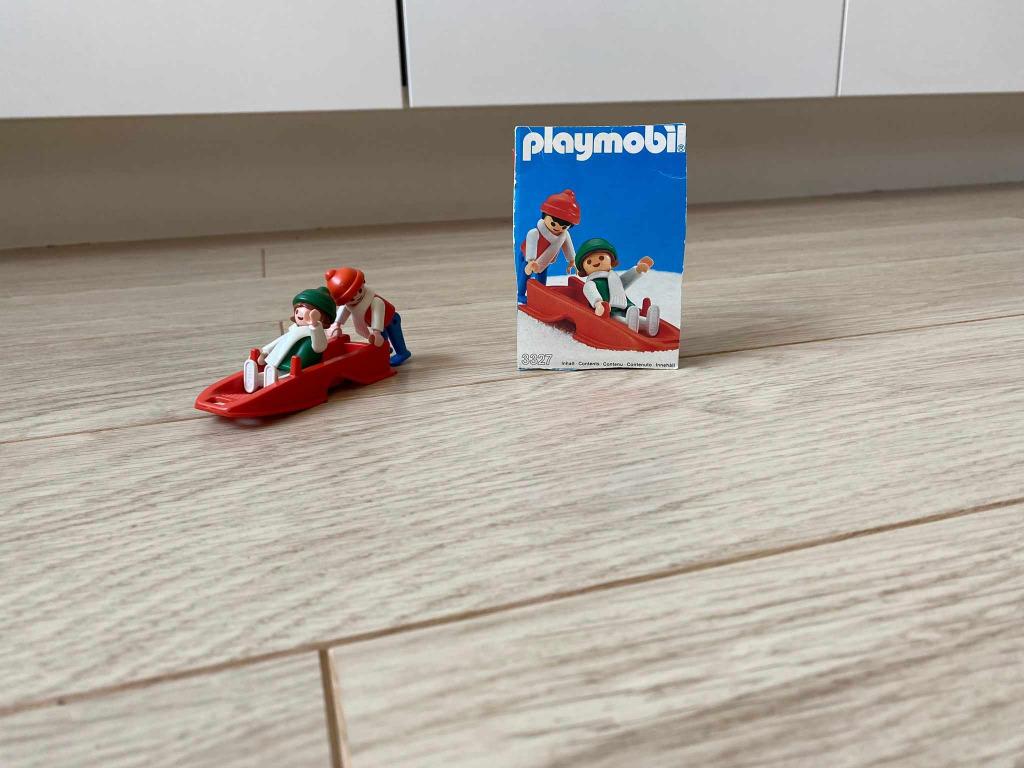 Vintage Playmobil 3327 - Noël en traîneau d'hiver pour enfan, Enlèvement ou Envoi, Comme neuf, Ensemble complet