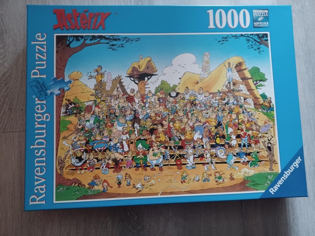Puzzel Asterix en Obelix - groepsfoto - 1000 stukken, Ophalen of Verzenden, Asterix en Obelix