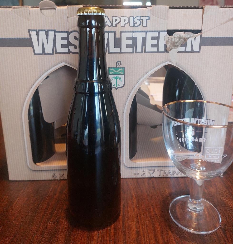 Westvleteren 12 vintage 6 x 33 cl + 4 kleine glazen, Enlèvement, Neuf, Bouteille(s), Autres marques