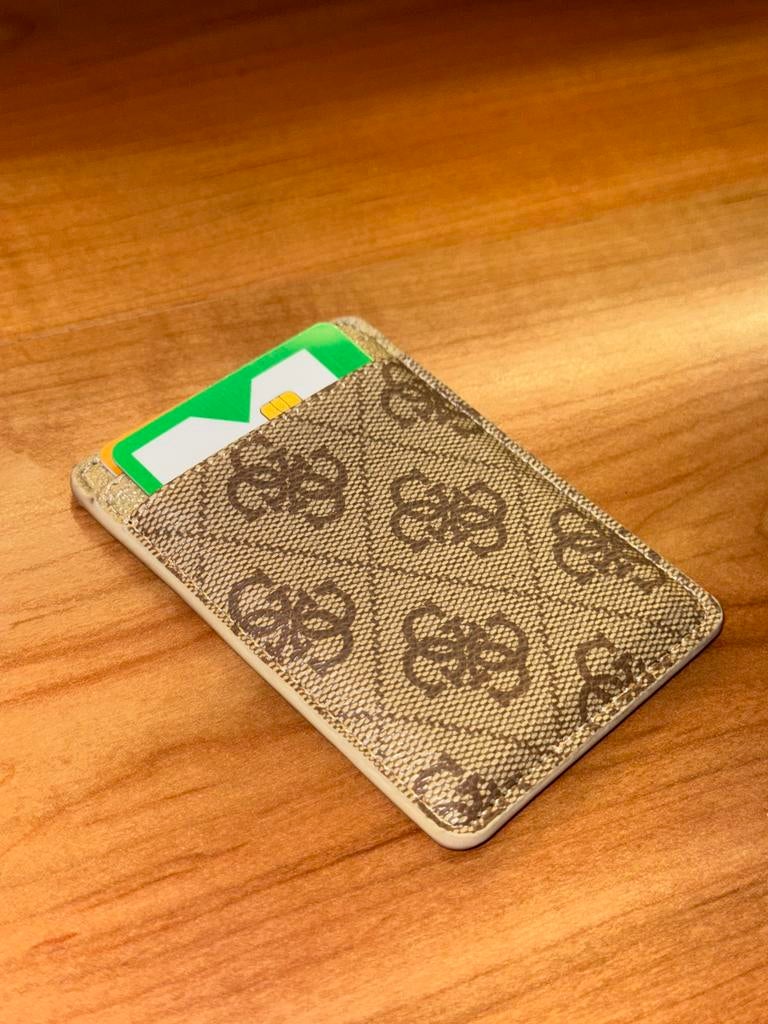 Kaarthouder | Leer | Nieuw, Handtassen en Accessoires, Portemonnees, Overige kleuren, Guess, Nieuw, Ophalen of Verzenden