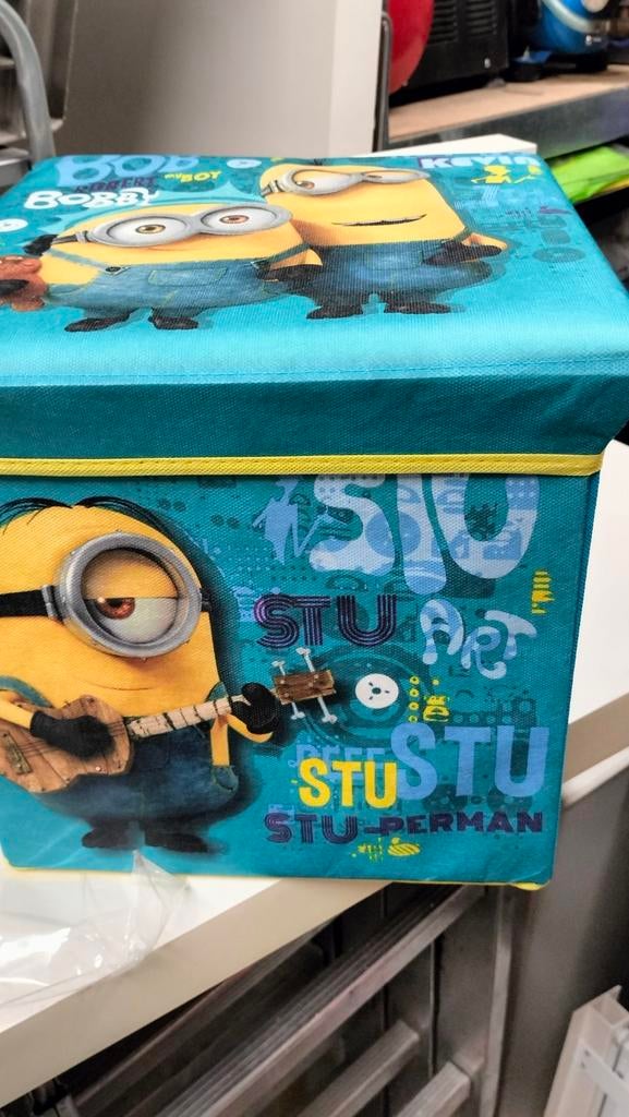 Minions opvouwbare poef nieuw, Ophalen, Nieuw
