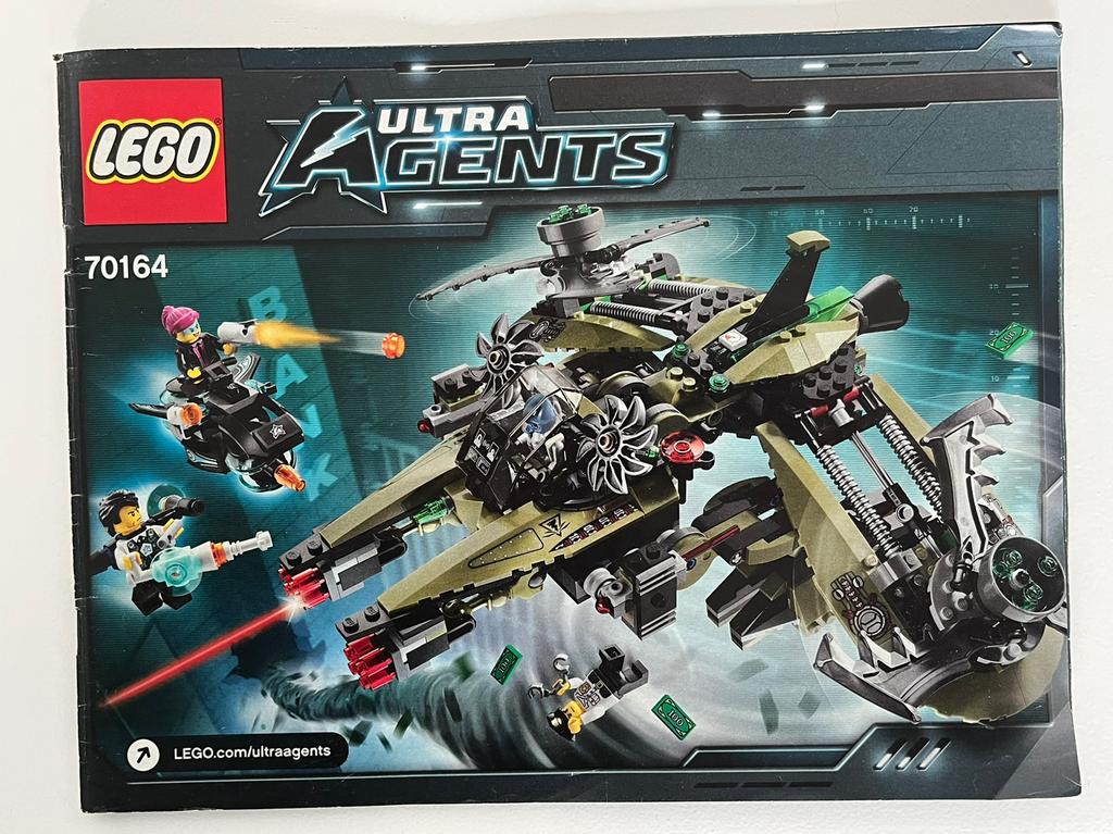 Lego Ultra Agents 70164 Hurricane Heist, Kinderen en Baby's, Speelgoed | Duplo en Lego, Ophalen of Verzenden, Gebruikt, Complete set