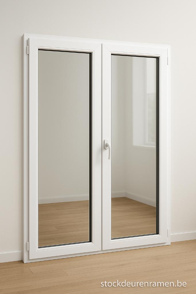 Opruiming:dubbele deuren & schuiframen zwart-crème-wit-grijs, Doe-het-zelf en Bouw, Deuren en Vliegenramen, Ophalen, 120 cm of meer