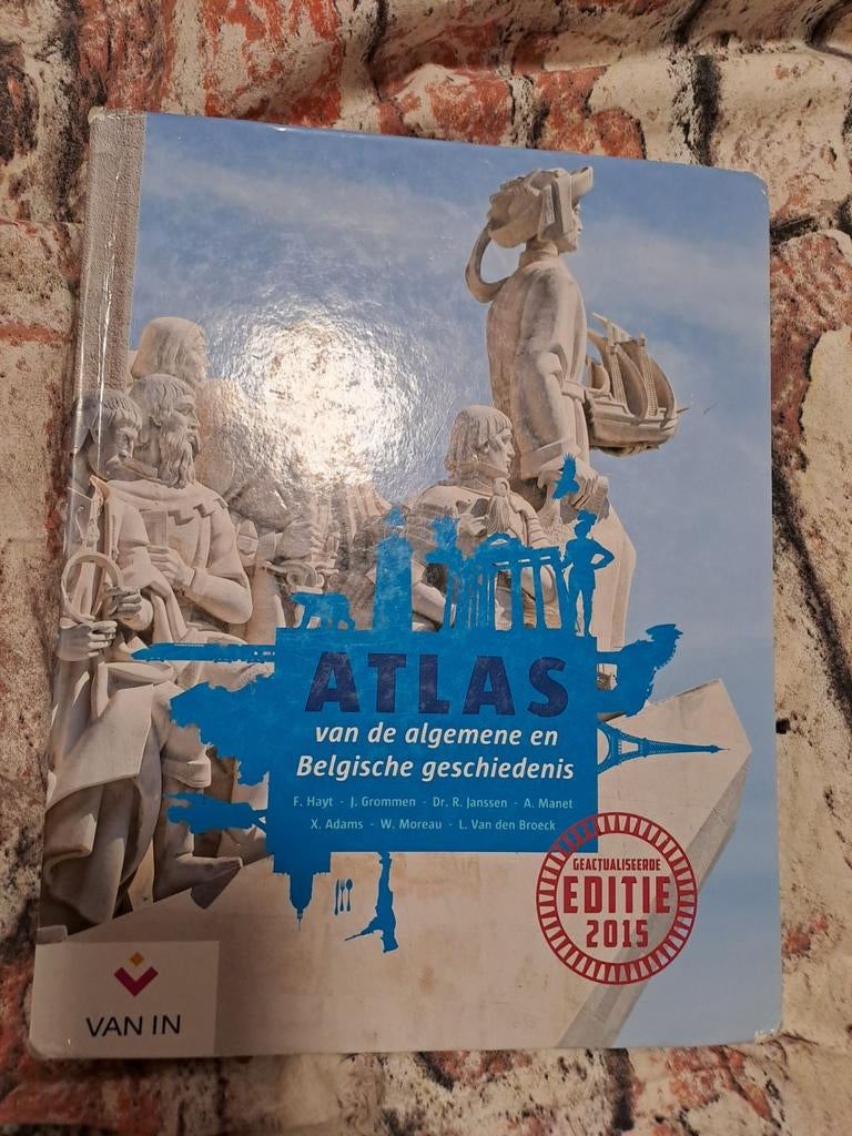 Atlas van de algemene Belgische geschiedenis  2015, Ophalen of Verzenden, Gelezen, Nederlands