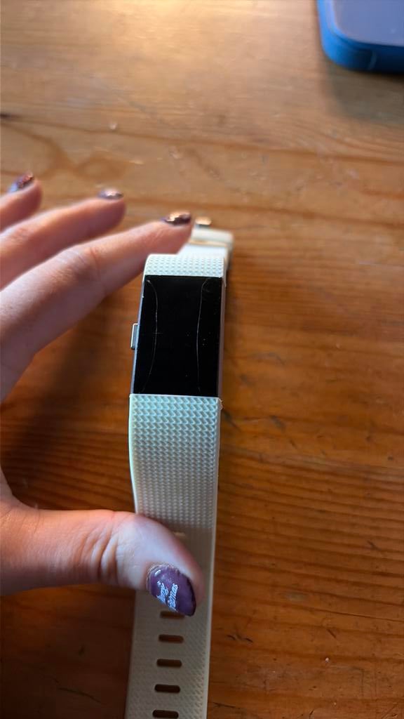 Fitbit charge 2, Handtassen en Accessoires, Sporthorloges, Gebruikt, Android, Wit, Afstand, Calorieverbanding, Conditie, Hartslag