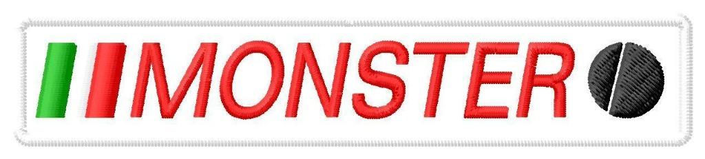 Patch Ducati Monster - 121 x 23 mm, Enlèvement ou Envoi, Neuf