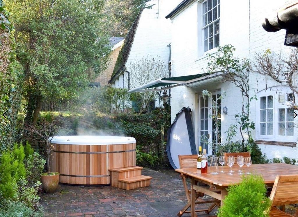 NORDIC HOTTUB jacuzzi - RED CEDAR Gratis levering&meer, Ophalen, Nieuw, Verlichting