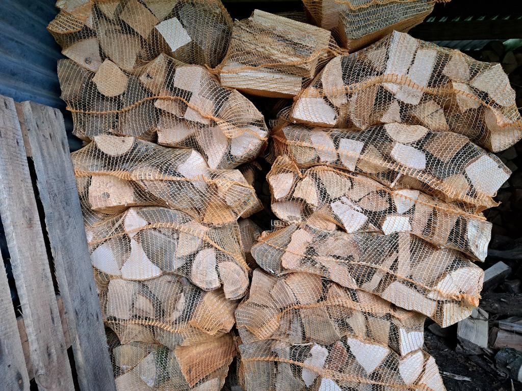 Bois de chauffage en Sacs, Jardin & Terrasse, Enlèvement, Frêne, Bûches