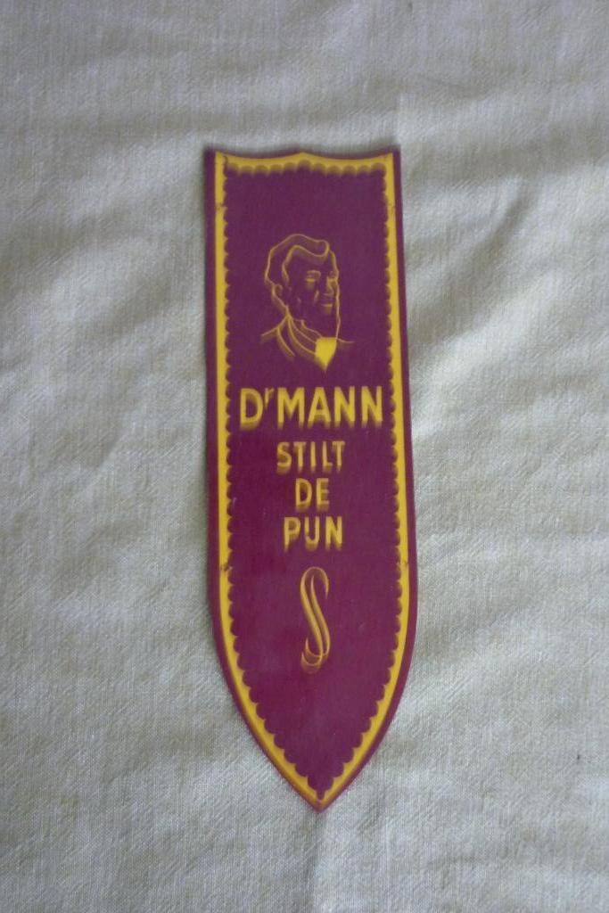 Boekenlegger reclame Dr. Mann, Ophalen of Verzenden, Gebruikt, Reclame