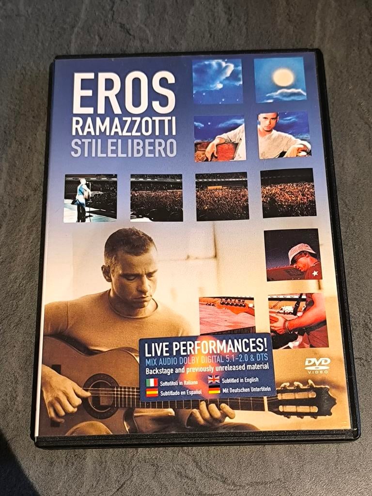 DVD Eros Ramazotti, Stilelibero Tour, Enlèvement ou Envoi, Comme neuf