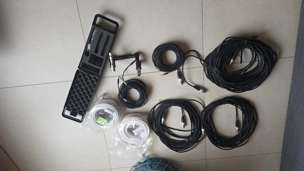 Lot de câbles HDMI XLR Jack 3.5 micros, Audio, Tv en Foto, Ophalen