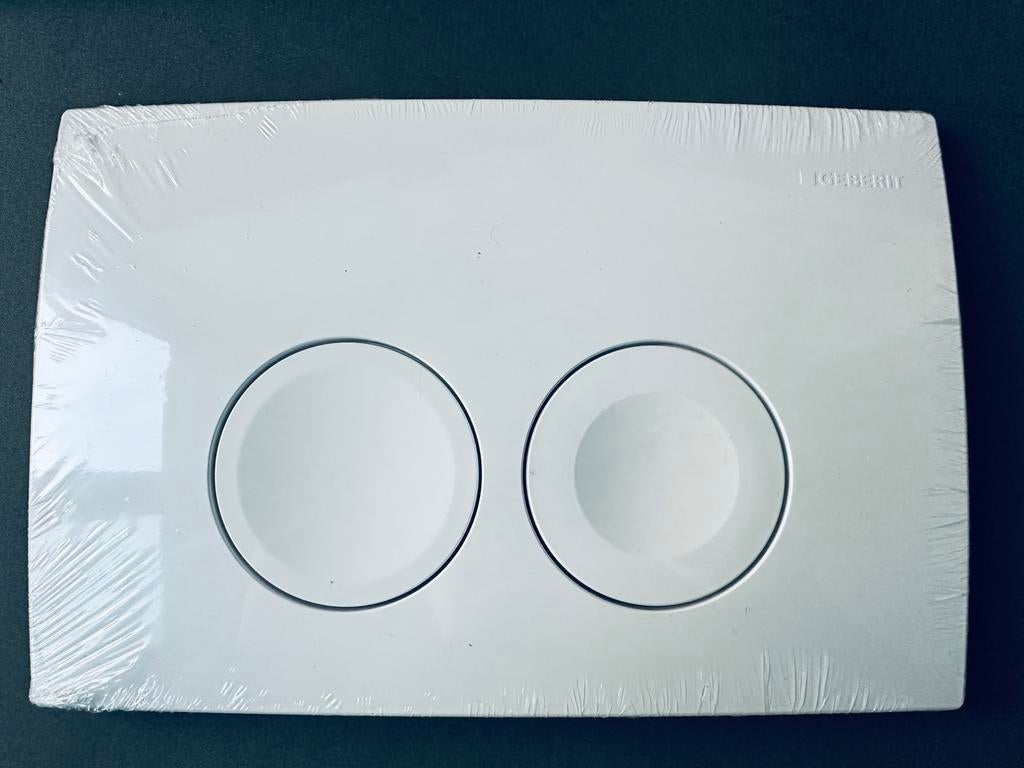 Geberit bedieningsplaat - drukknop voor UP100 Wit nog NIEUW, Ophalen of Verzenden, Nieuw, Toilet