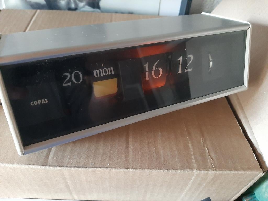 Eye catcher. 1970 space âge horloge COPAL 601  Japan, Collections, Enlèvement ou Envoi