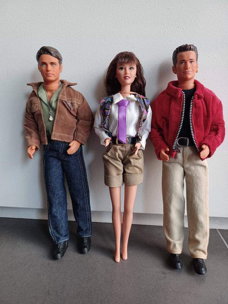 Barbie poppen Mattel, 3 personages uit Beverly Hills 90210, Verzamelen, Ophalen, Nieuw, Tv, Actiefiguur of Pop