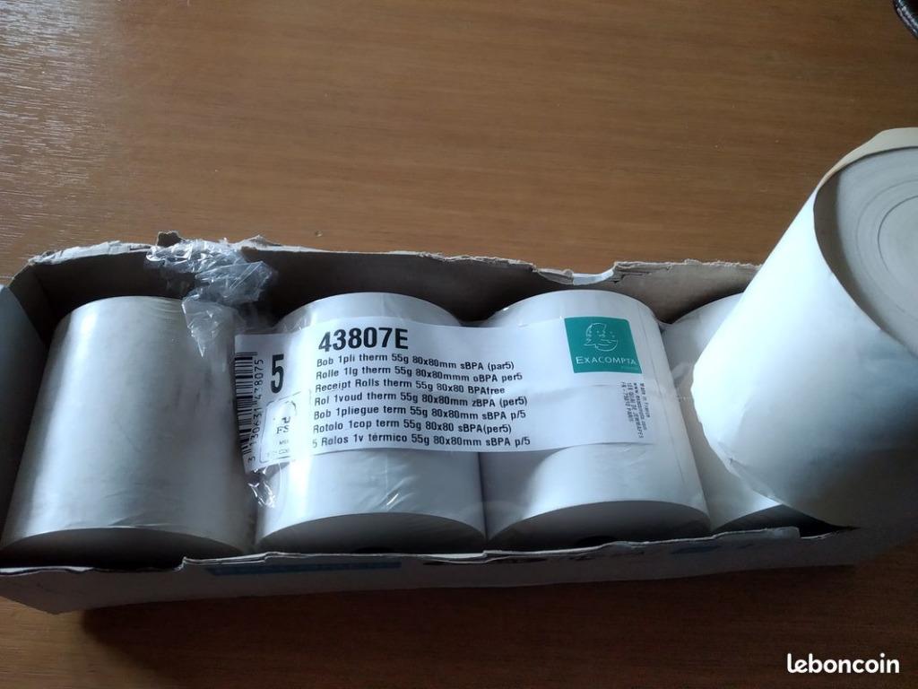 Rouleaux de tickets de caisse thermique, Articles professionnels, Aménagement de Bureau & Magasin | Caisses & Systèmes de paiement