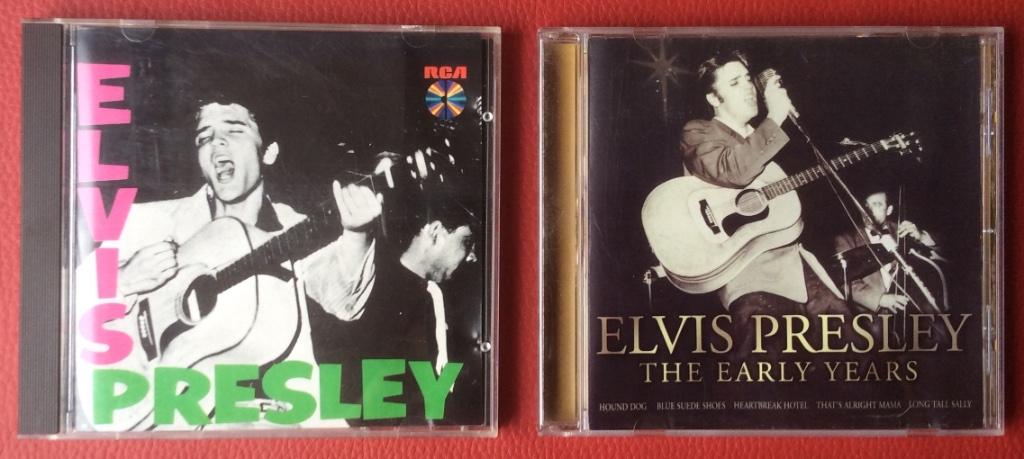 Elvispresleytheek 2x CD  "Elvis Presley" en The Early Years", Cd's en Dvd's, Ophalen of Verzenden, 1980 tot 2000, Zo goed als nieuw