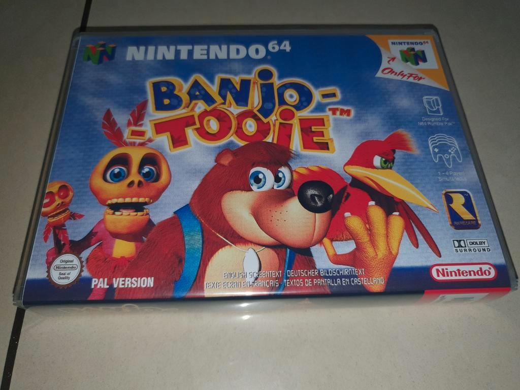 Banjo Tooie N64 Game Case, Verzenden, Zo goed als nieuw