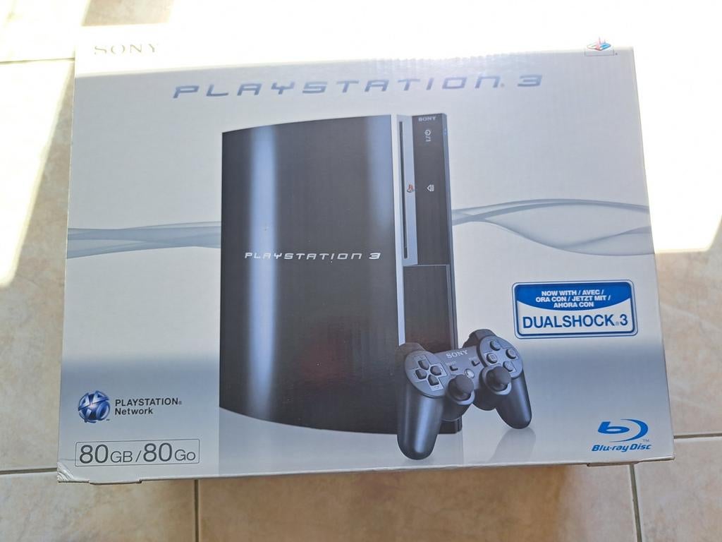Boite seule de la playstation 3 80gb. État impeccable !, Consoles de jeu & Jeux vidéo, Enlèvement ou Envoi, Comme neuf