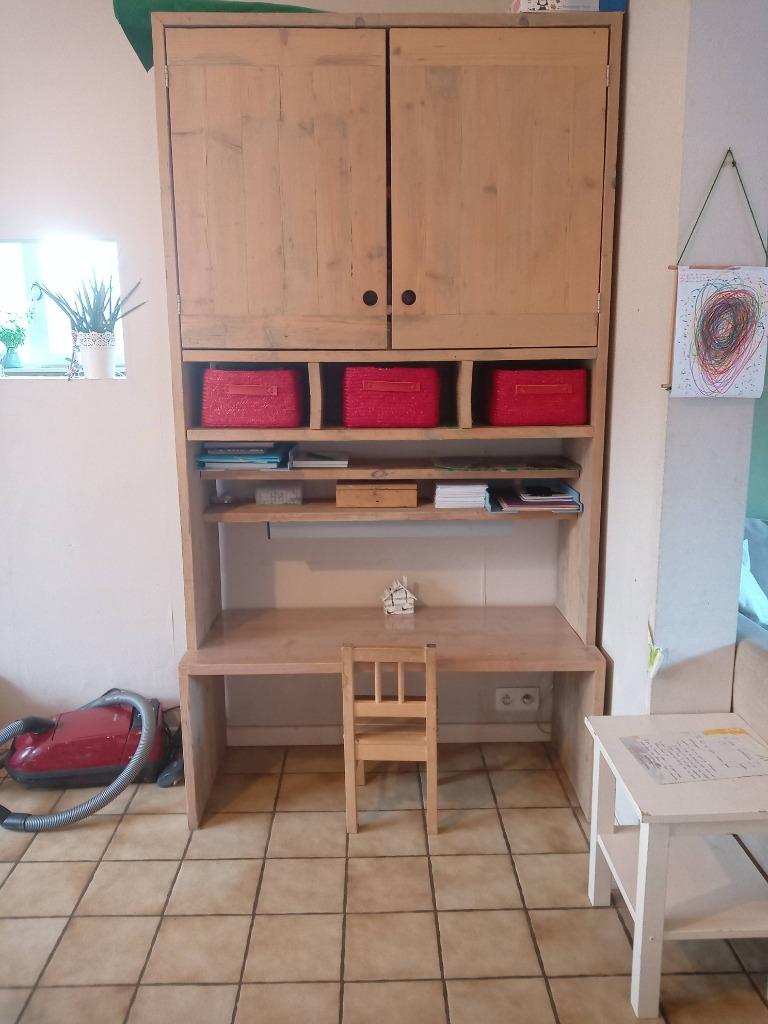 5 mooie steigerhouten kasten nu aan 70% korting!!, Ophalen, Zo goed als nieuw, Steigerhout, Met deur(en)