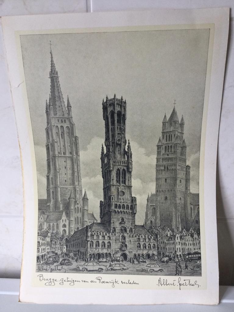 Brugge - Getuigen van een roemrijk verleden - A. Goethals, Antiquités & Art, Enlèvement ou Envoi