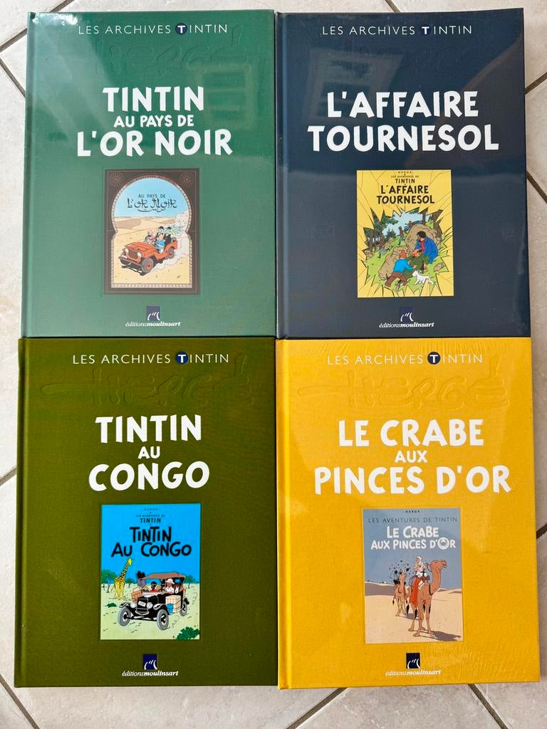 À vendre 4 livres Tintin neufs, Livres, Encyclopédies, Enlèvement, Neuf