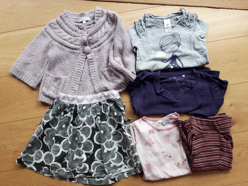 Lot de 6 vêtements fille 4 ans -Achat en lot ou à la pièce, Enlèvement, Utilisé, Fille