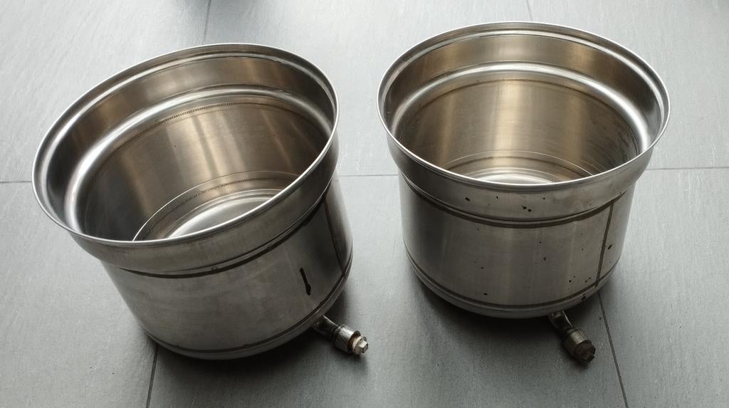 Inox ketels met aflaat, Huis en Inrichting, Keuken | Potten en Pannen, Ophalen, Zo goed als nieuw, Inox, Overige typen