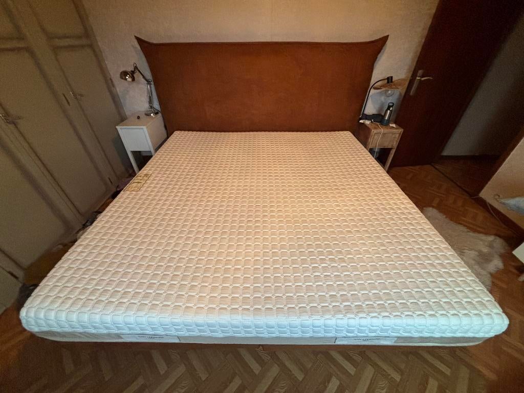Boxspring + Matelas 200x200, Autres dimensions, Matelas, Queen size, Comme neuf