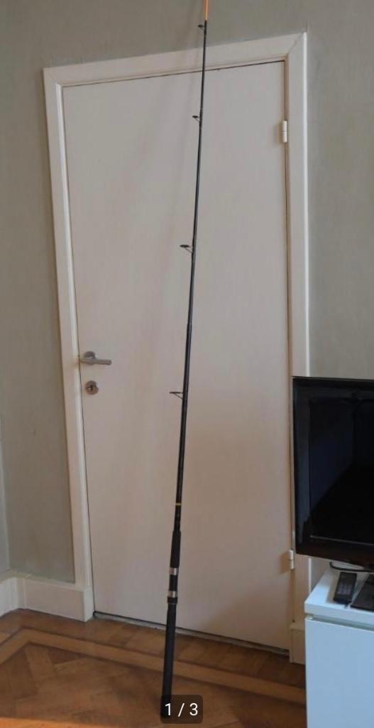 Hengel Shakespeare Acclaim Boar Rod Carbon lengte 2,40m, Watersport en Boten, Hengelsport | Algemeen, Ophalen, Gebruikt, Vaste hengel