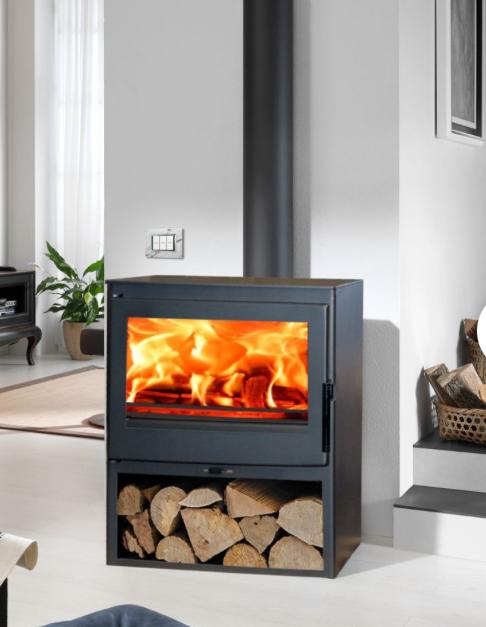 Poêle à bois Dana EcoDesign 7,1kW, Maison & Meubles, Poêles, Enlèvement, Comme neuf, Bois, Poêle à bois