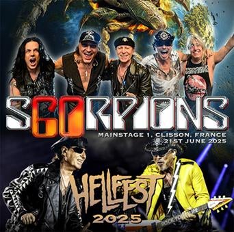 2 CD's - SCORPIONS - Live Hellfest 2025, CD & DVD, Envoi, Neuf, dans son emballage