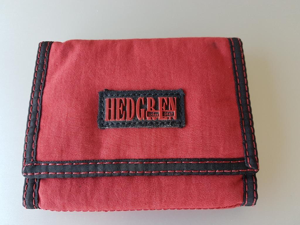 Hedgren rode portefeuille met velcro, Handtassen en Accessoires, Portemonnees, Ophalen of Verzenden, Zo goed als nieuw, Rood